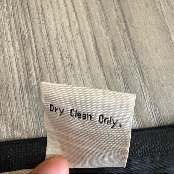 Vtg B. Moss Sz 14 Silk Blend  Black Purple Floral Embroidered Skirt Scallop Hem - Picture 8 of 8